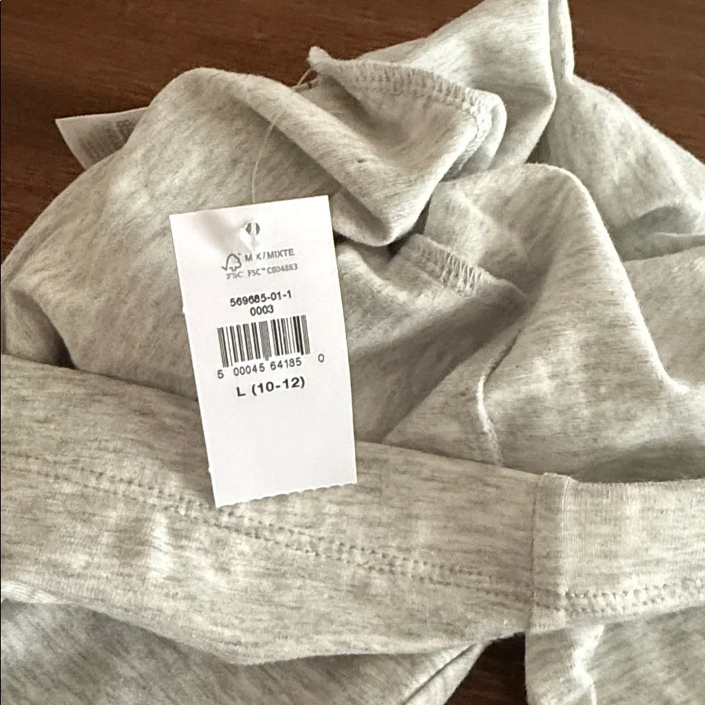 Old Navy lattice hem light gray leggings